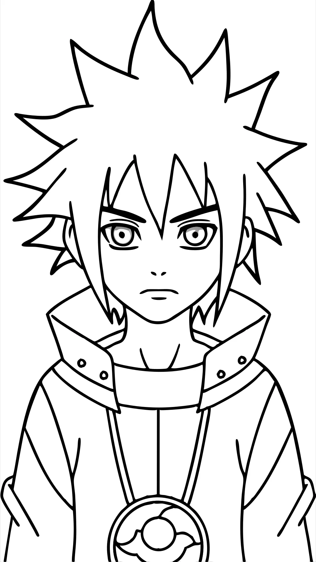 coloriages sasuke naruto